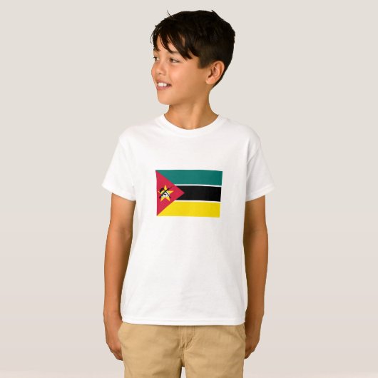 T-shirt Drapeau du Mozambique (Devant entier)