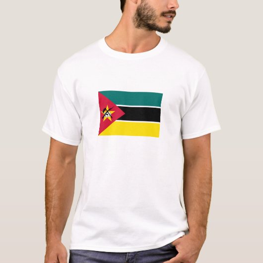 T-shirt Drapeau du Mozambique (Devant)