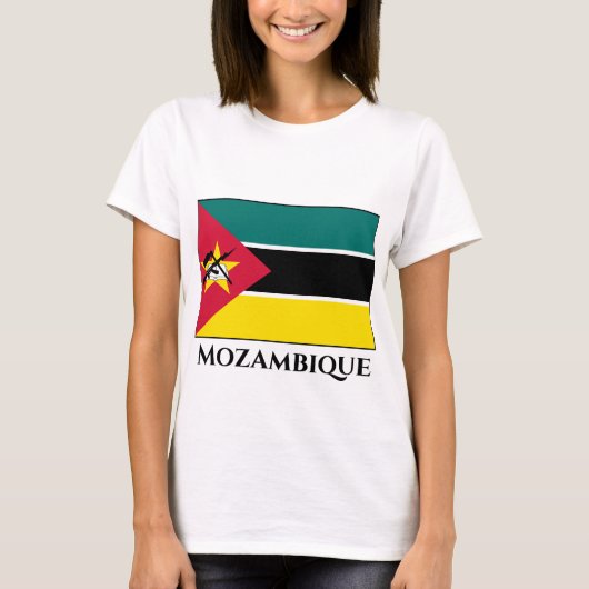 T-shirt Drapeau du Mozambique (Devant)