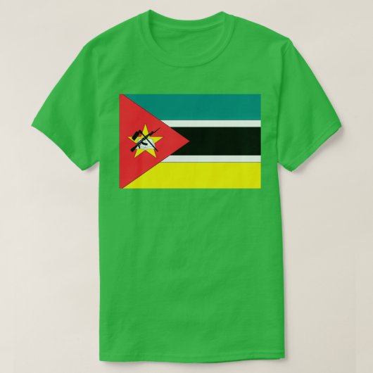 T-shirt Drapeau du Mozambique (Design devant)