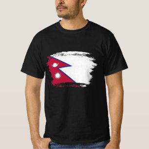 T-shirt Drapeau du Népal