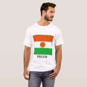 T-shirt Drapeau du Niger (Devant entier)