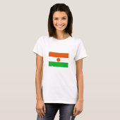 T-shirt Drapeau du Niger (Devant entier)