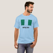 T-shirt Drapeau du Nigéria (Devant entier)