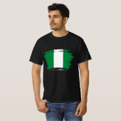 T-shirt Drapeau du Nigeria (Devant entier)