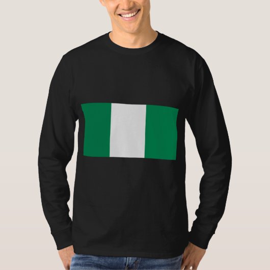T-shirt Drapeau du Nigeria (Devant)