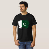 T-shirt Drapeau du Pakistan (Devant entier)