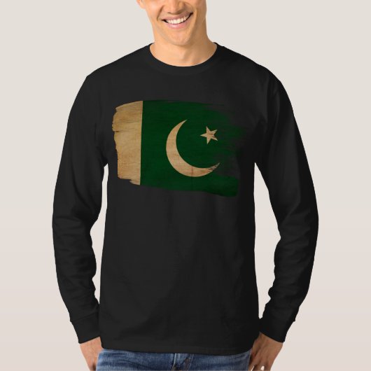 T-shirt Drapeau du Pakistan (Devant)