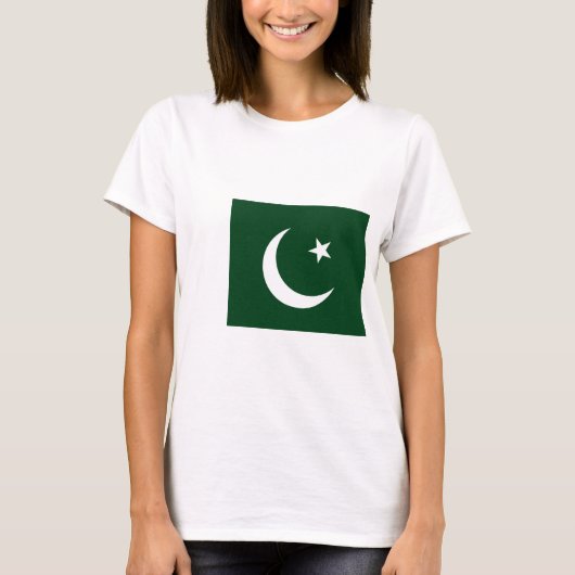 T-shirt Drapeau du Pakistan (Devant)