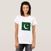 T-shirt Drapeau du Pakistan (Devant entier)