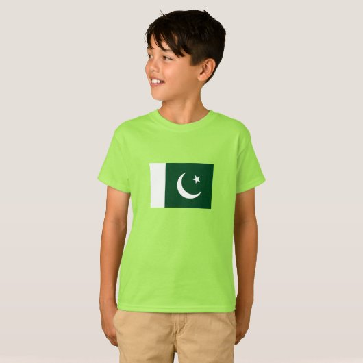 T-shirt Drapeau du Pakistan (Devant entier)