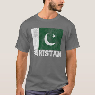 T-shirt Drapeau du Pakistan Fierté Racines Pays Famille Na