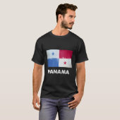 T-shirt Drapeau du Panama Panaian (Devant entier)