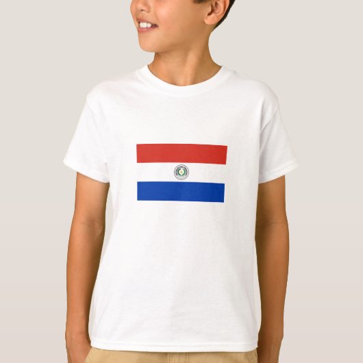 T-shirt drapeau du Paraguay (Devant)