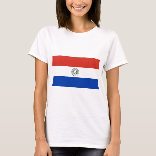 T-shirt Drapeau du Paraguay (Devant)