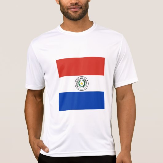 T-shirt Drapeau du Paraguay (Devant)