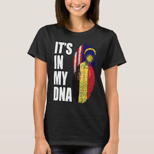 T-shirt Drapeau du patrimoine ADN mélange belge et malaisi
