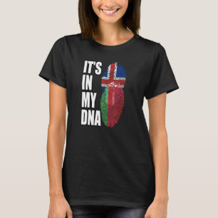 T-shirt Drapeau du patrimoine ADN mélange biélorusse et is