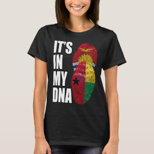 T-shirt Drapeau du patrimoine ADN mélange bissau-guinéen e