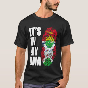 T-shirt Drapeau du patrimoine ADN mixte burundais et kirib