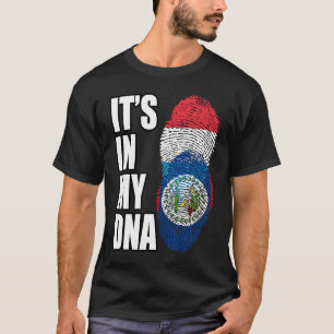 T-shirt Drapeau du patrimoine ADN mixte luxembourgeois et