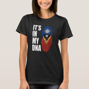 T-shirt Drapeau du patrimoine ADN mixte timorais et marsha