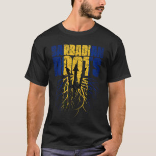 T-shirt Drapeau du patrimoine barbadien des racines barbad