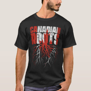 T-shirt Drapeau du patrimoine canadien Roots Canada