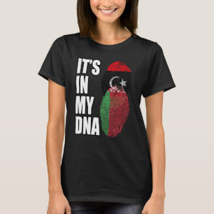 T-shirt Drapeau Du Patrimoine De L'ADN Biélorusse Et Libye