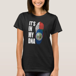 T-shirt Drapeau Du Patrimoine De L'ADN De La Biélorussie E
