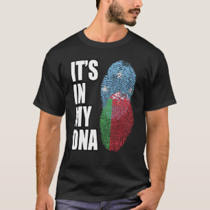T-shirt Drapeau Du Patrimoine De L'ADN Mélangé Biélorusse 