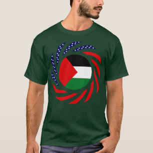 T-shirt Drapeau du Patriote Multinational Palestinien Amér