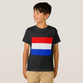 T-shirt Drapeau du Pays-Bas (Devant entier)