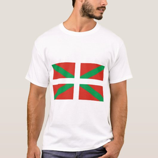 T-shirt Drapeau du Pays basque (Devant)