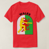 T-shirt Drapeau du Pays de Galles (Design devant)