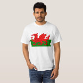 T-shirt Drapeau du Pays de Galles T Chemise (Devant entier)
