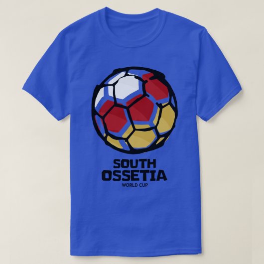 T-shirt Drapeau du pays d'Ossétie du Sud (Design devant)