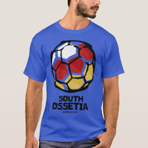 T-shirt Drapeau du pays d'Ossétie du Sud