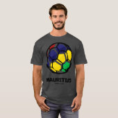T-shirt Drapeau du pays Maurice (Devant entier)