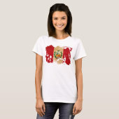 T-shirt Drapeau du Pérou (Devant entier)
