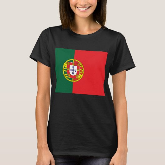 T-shirt Drapeau du Portugal (Devant)