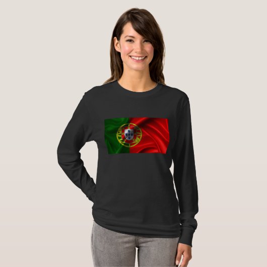 T-shirt Drapeau du Portugal (Devant entier)