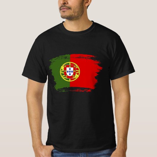 T-shirt Drapeau du Portugal (Devant)