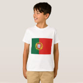 T-shirt Drapeau du Portugal (Devant entier)