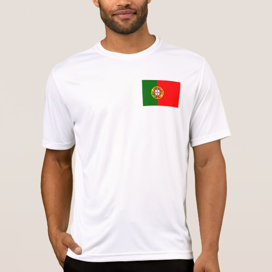 T-shirt Drapeau du Portugal (Devant)