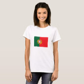 T-shirt Drapeau du Portugal (Devant entier)