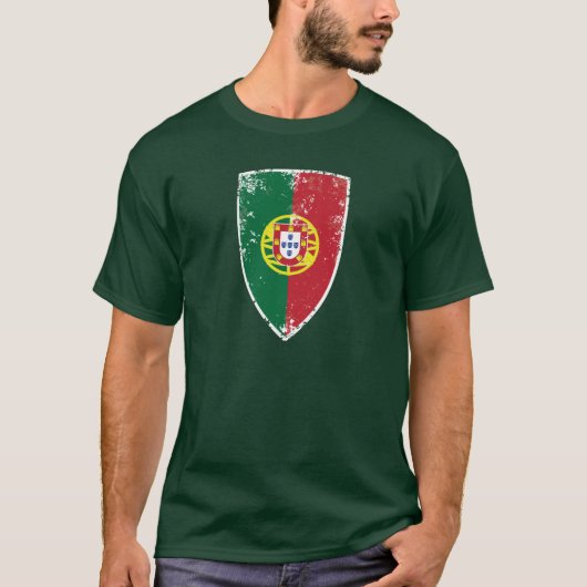 T-shirt Drapeau du Portugal (Devant)