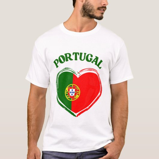 T-shirt Drapeau du Portugal (Devant)