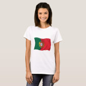 T-shirt Drapeau du Portugal (Devant entier)