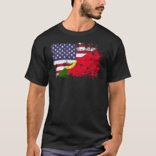 T-shirt Drapeau du Portugal américain